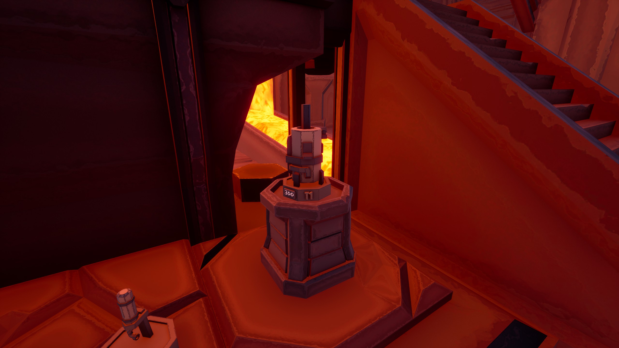 Hydroneer How to Use Icehelm Forge +Location - 1) Place Template on the Padestal next to the Stairs of the Anvil: - F11BCD2
