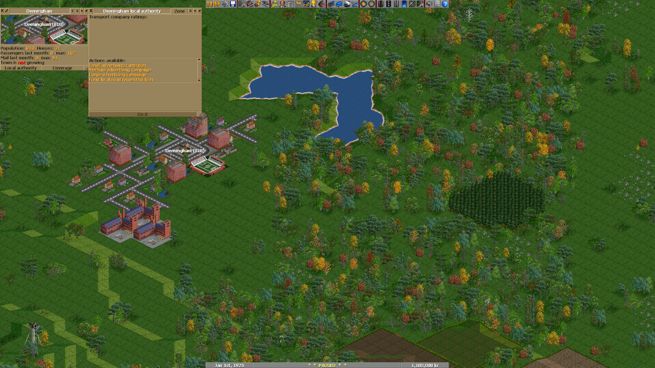 OpenTTD How to Make UI ridiculously large or Larger User Interface - Before & After - 6253A47