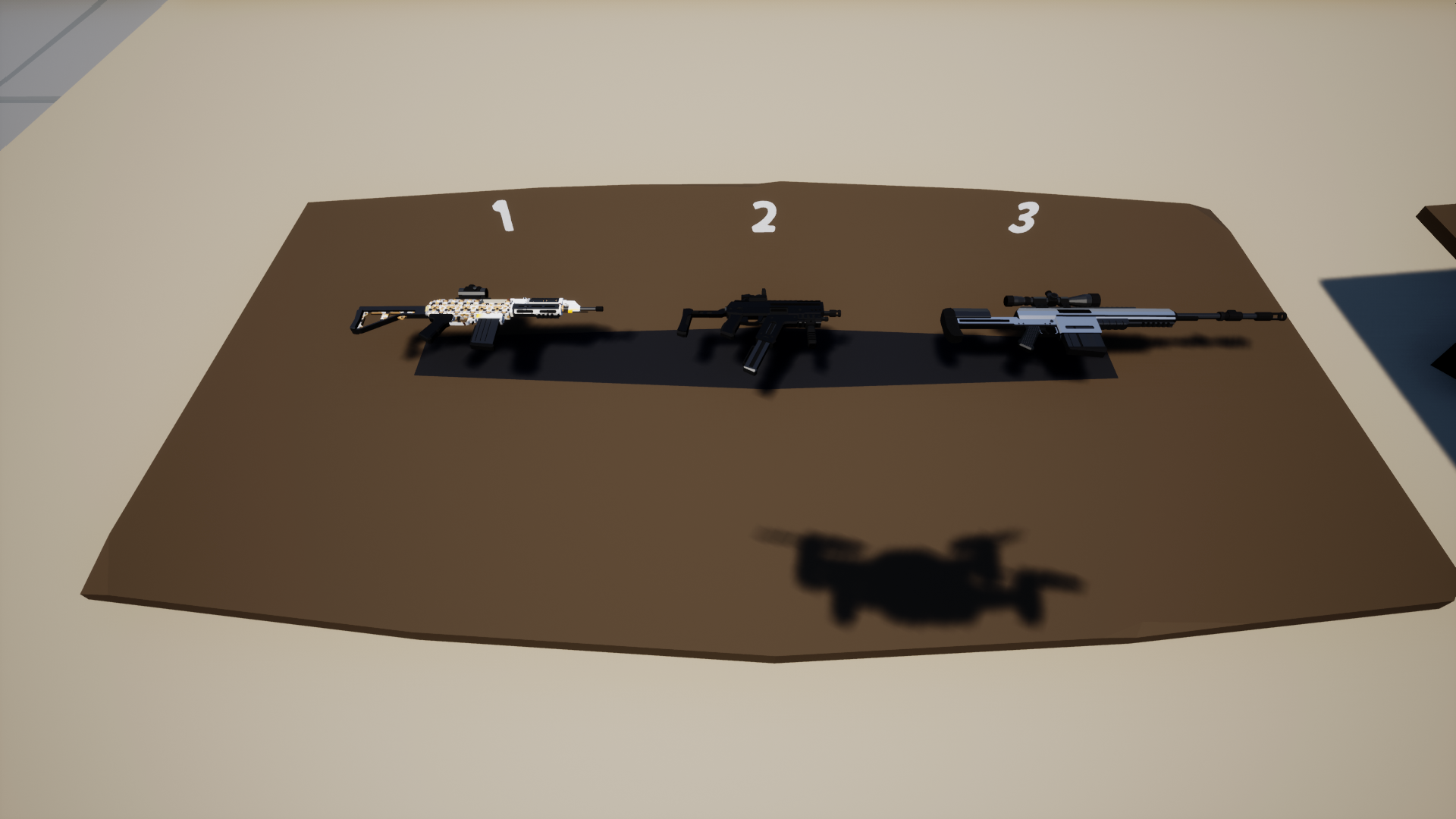 Perfect Heist 2 Level Editor Weapon Variant Selection - Weapons 1, 2, 3. - B39DCCE