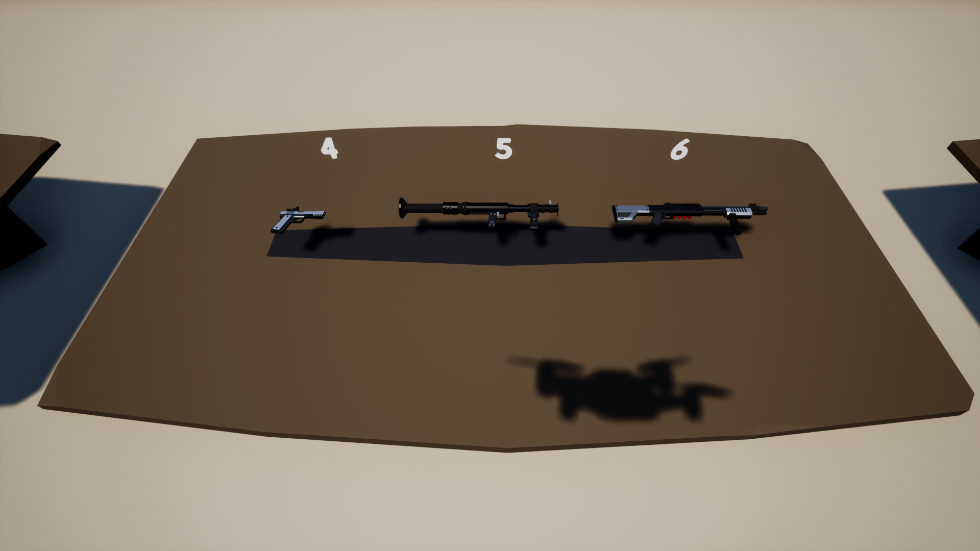 Perfect Heist 2 Level Editor Weapon Variant Selection - Weapons 4, 5, 6. - 9FE7AD3