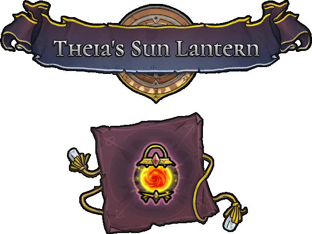 Rogue Legacy 2 Heirloom Enchiridion + Location Information Guide - Theia's Sun Lantern - 67894AC