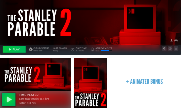 The Stanley Parable: Ultra Deluxe Steam grid for The Stanley Parable 2 Installation Guide - How it looks - F54F09A