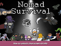 Nomad Survival How to unlock characters & info 1 - steamsplay.com