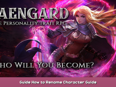 Yaengard Guide How to Rename Character Guide 1 - steamsplay.com