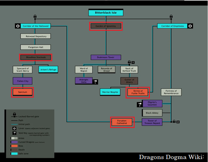 Dragon's Dogma: Dark Arisen Full Walkthrough & All Achievements - Sequence 13: Bitterblack Isle - 1C86E49