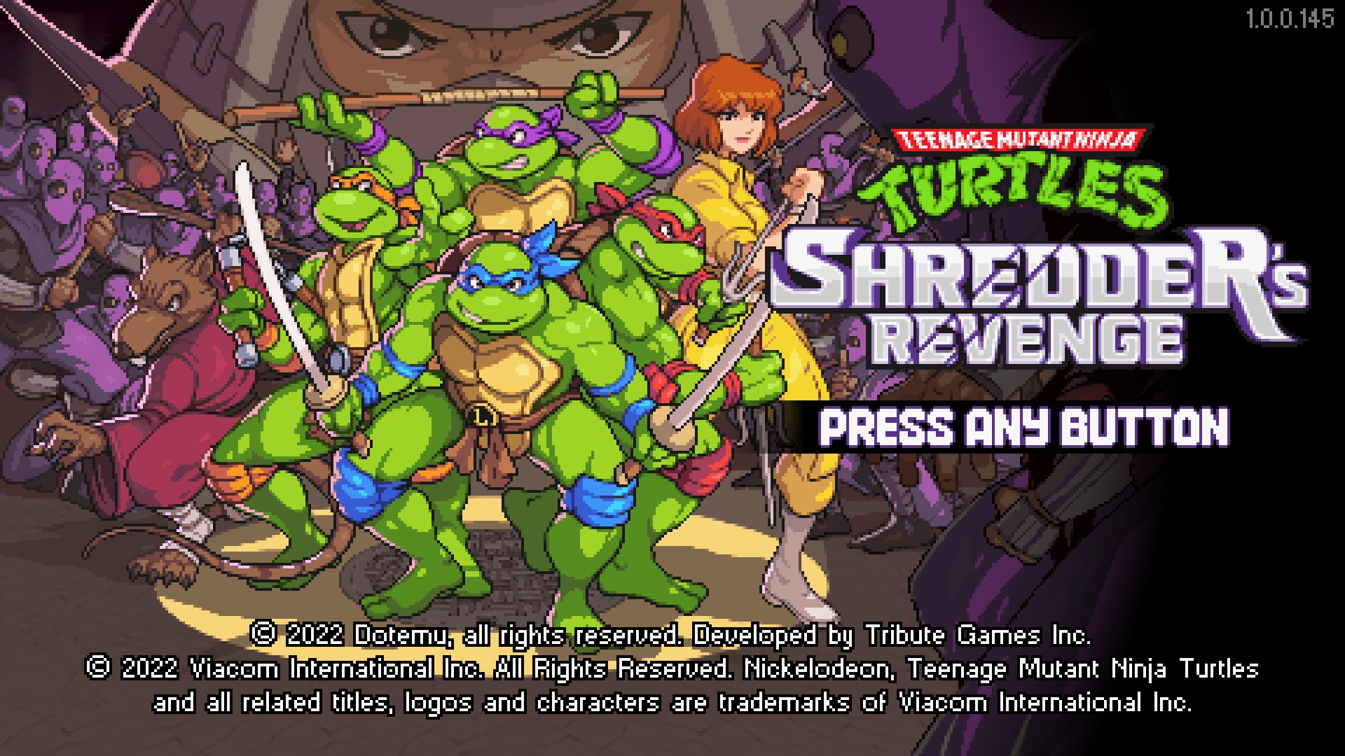 Teenage Mutant Ninja Turtles: Shredder's Revenge How to recolor playable turtles - Mod guide - Comparison - 0BBD283
