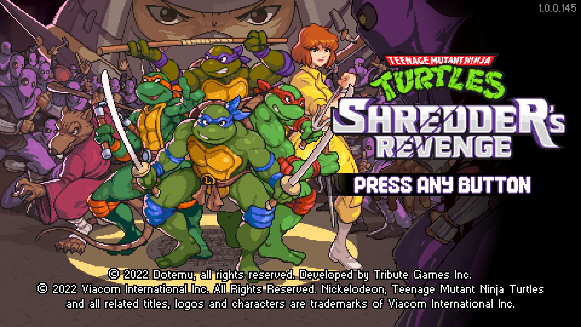 Teenage Mutant Ninja Turtles: Shredder's Revenge How to recolor playable turtles - Mod guide - Comparison - 6A72C12