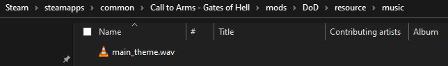 Call to Arms - Gates of Hell: Ostfront Modding Tutorial Guide & Configuration - Music editing - BF6753A