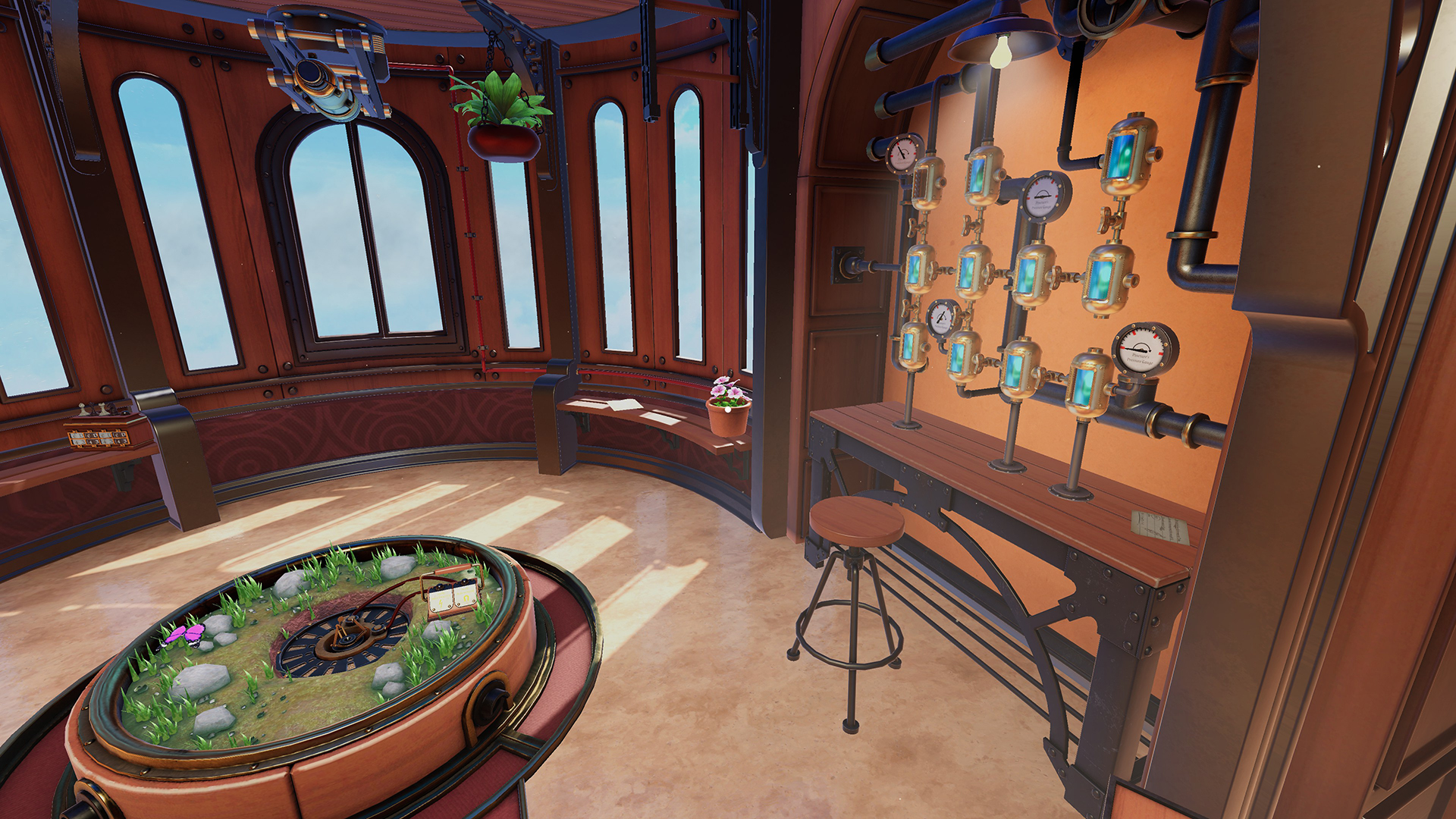 Escape Simulator Collect All 32 tokens in the Steampunk DLC - The Greenhouse - A2065D6
