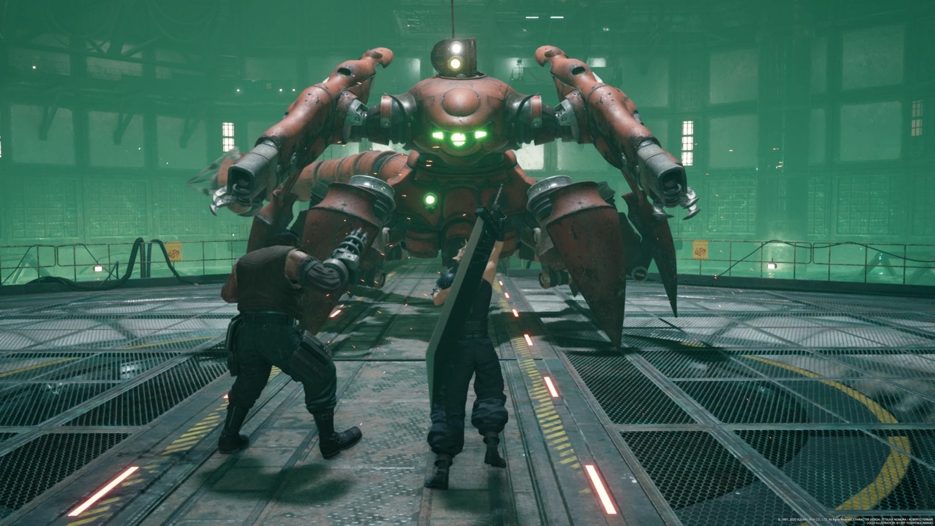 FINAL FANTASY VII REMAKE INTERGRADE Full Gameplay & Information for New Players - Boss 1 - Scorpion Sentinel - Chapter 1 - 38960A1