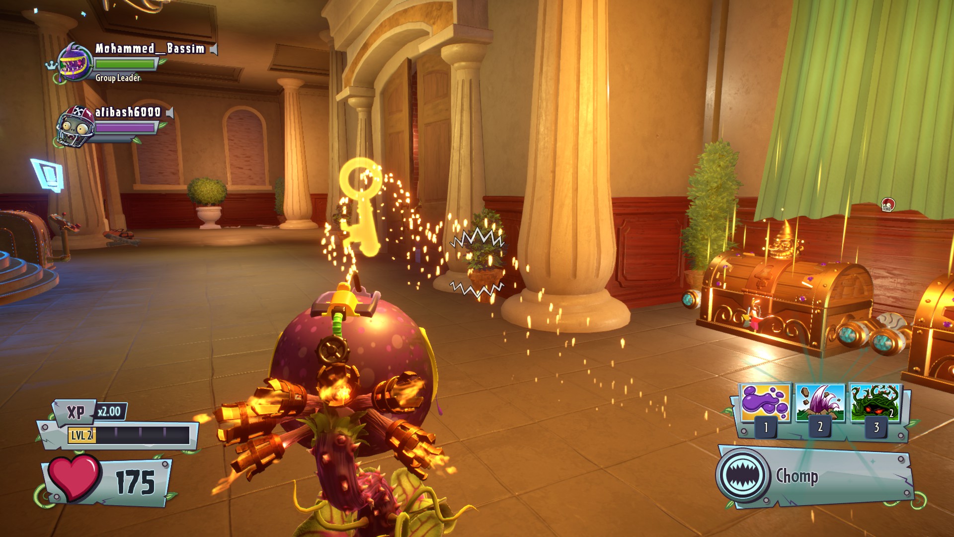 Plants vs. Zombies™ Garden Warfare 2: Deluxe Edition How to get underground door key - step three entering the town hall ( co-op step ) - C067892
