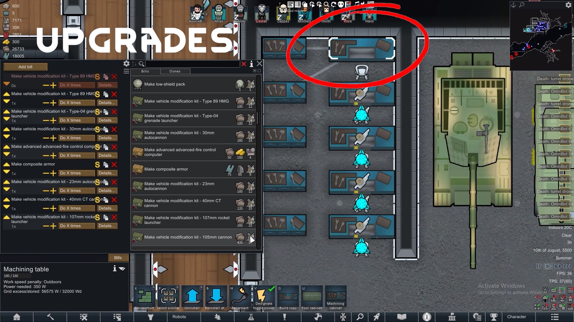 RimWorld How to Add Vehicles Mod Tutorial Guide - Upgrades - D3801B7