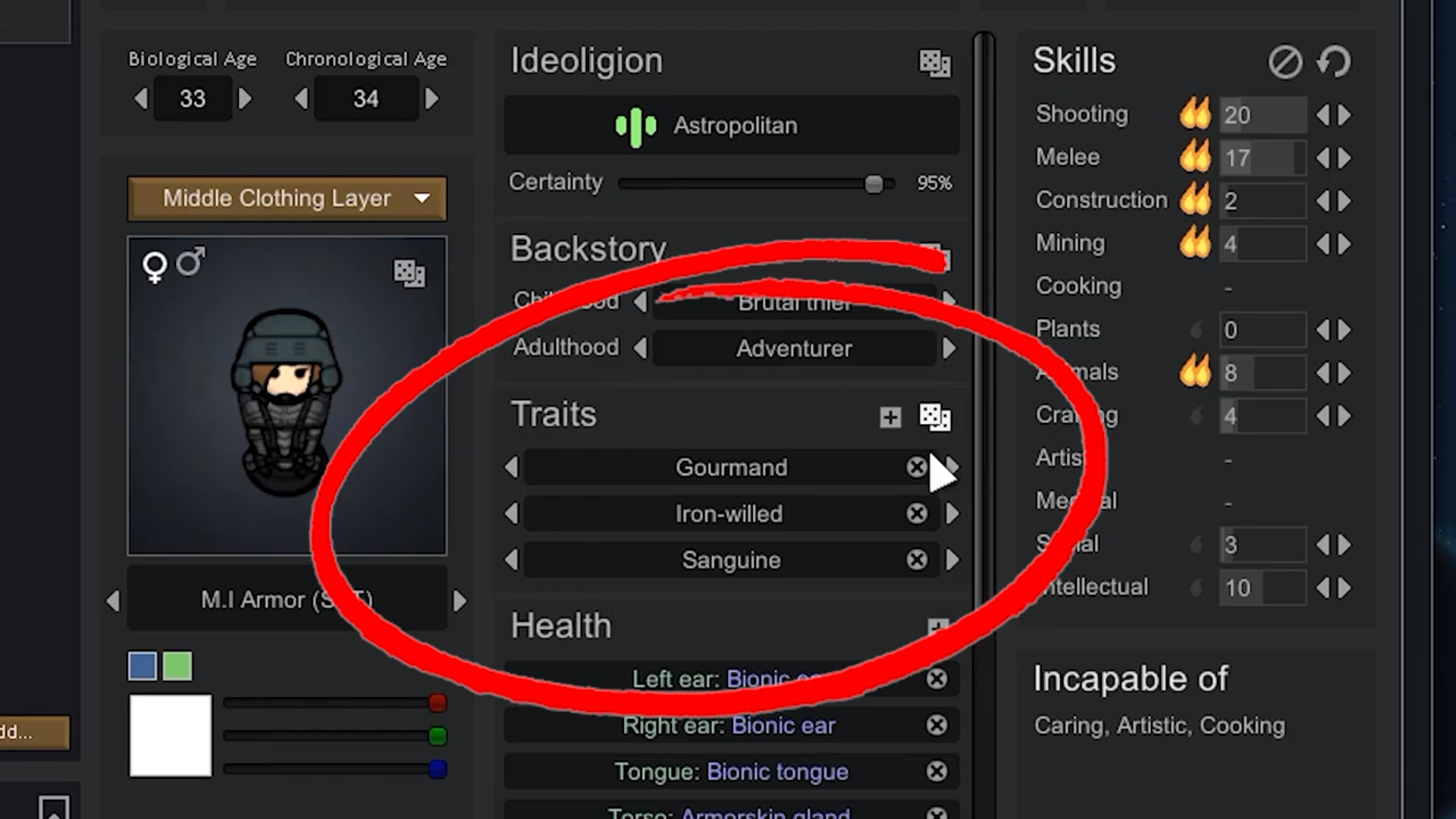 RimWorld How to Install Prepare Carefully Mod Guide - Character Creation - A3A455D