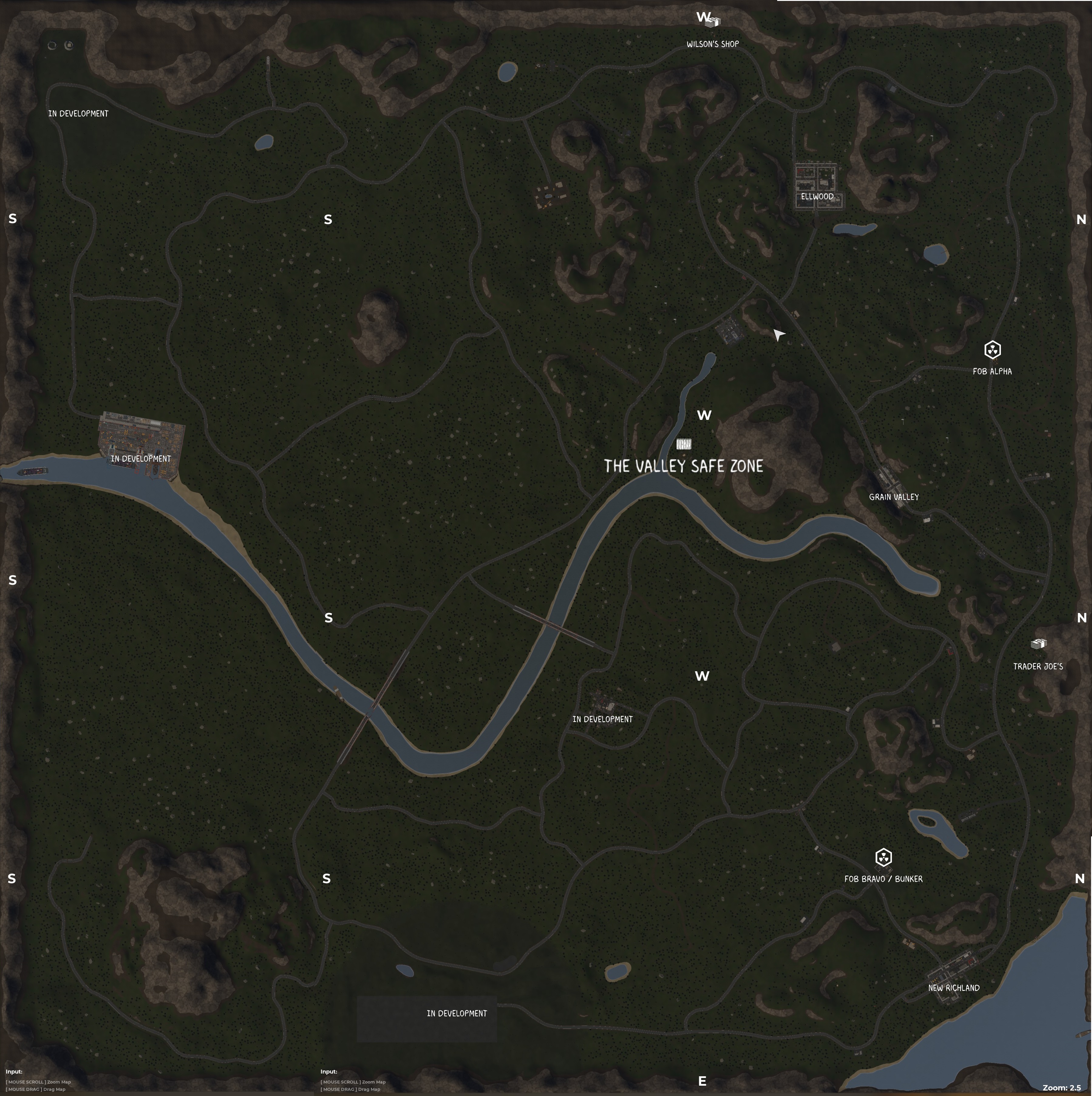 SurrounDead World Map Guide - 2.5 Zoomed Map - 388A8AE