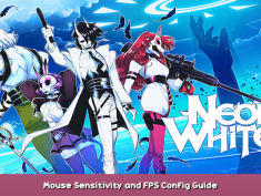 Neon White Mouse Sensitivity and FPS Config Guide 1 - steamsplay.com