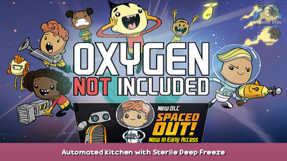 Oxygen Not Included Automated kitchen with Sterile Deep Freeze 1 - steamsplay.com