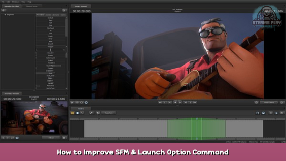 Source Filmmaker How to Improve SFM & Launch Option Command 1 - steamsplay.com