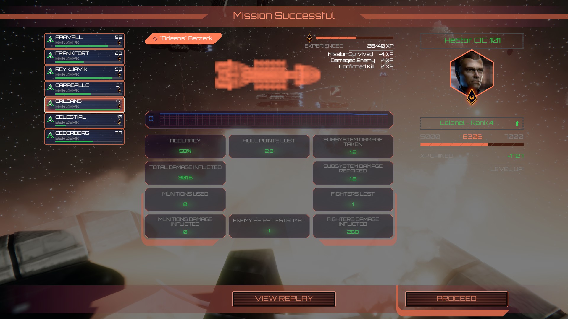 Battlestar Galactica Deadlock Combat Log & Abilities Berzerk Monofleet - After Battle Report - 6C9088C