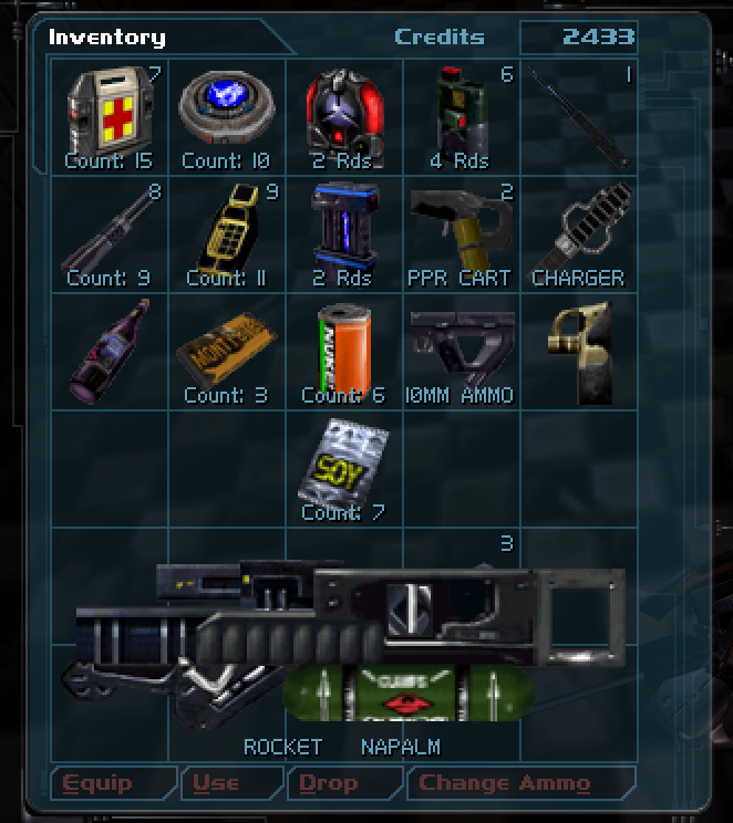 Deus Ex: Game of the Year Edition Basic Inventory Management Guide - Item Slots - 74508A5
