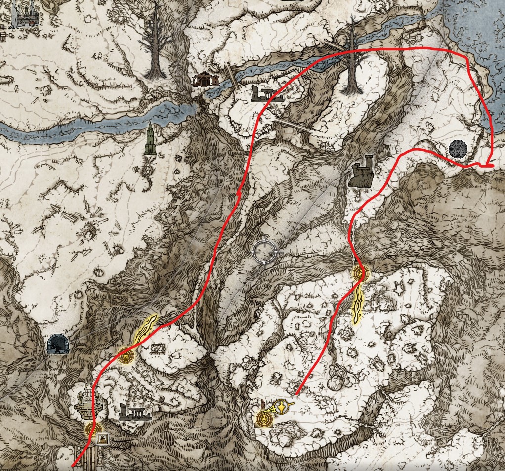 ELDEN RING Location of the Rivers of Blood Katana - Location - F2ED2D5