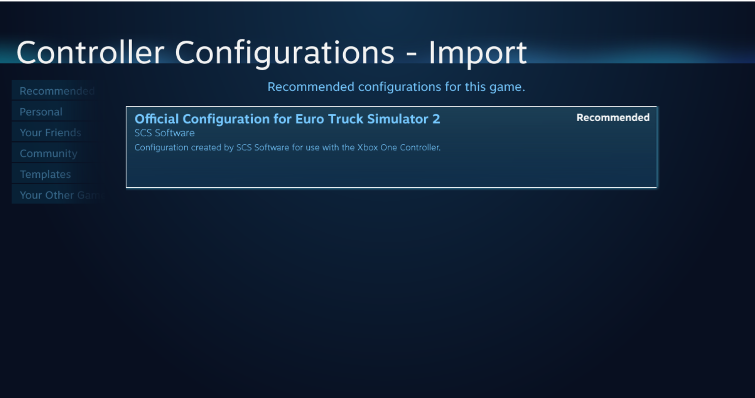 Euro Truck Simulator 2 Complete Controller Settings/Guide - IV. Steam Controller Configuration - (For driving) - D621F29