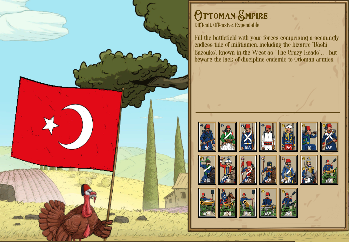 Fire & Maneuver All Faction and Unit Roster - Ottoman Empire - 229731C