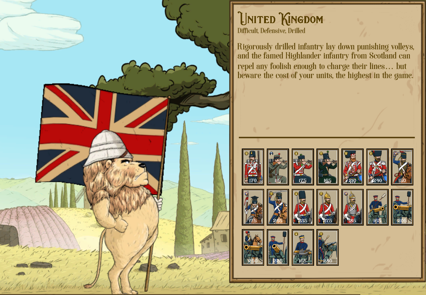 Fire & Maneuver All Faction and Unit Roster - United Kingdom (Britain) - AFD3672