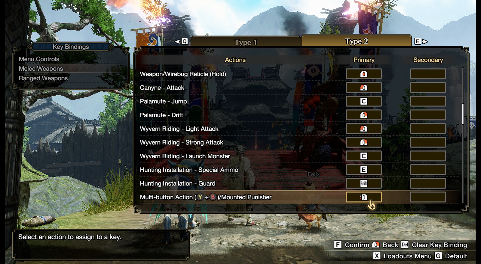 MONSTER HUNTER RISE Alt key bind for keyboard and mouse users fixed - Introduction - C186A6C
