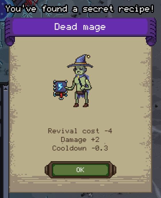 Necrosmith List of Secret Recipes With Images - Zombie Wizard - 48B3FC1