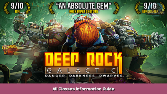 Deep Rock Galactic All Classes Information Guide 1 - steamsplay.com