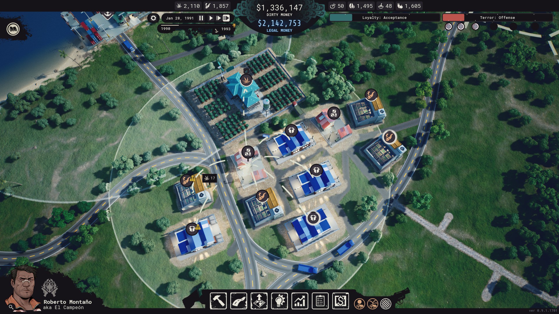 Cartel Tycoon How to Play On Sandbox + Surviving Tips - Example production layouts - 77F5416