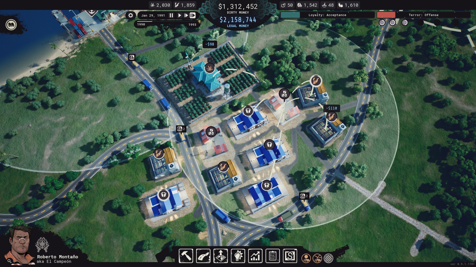 Cartel Tycoon How to Play On Sandbox + Surviving Tips - Example production layouts - 9A95F5C