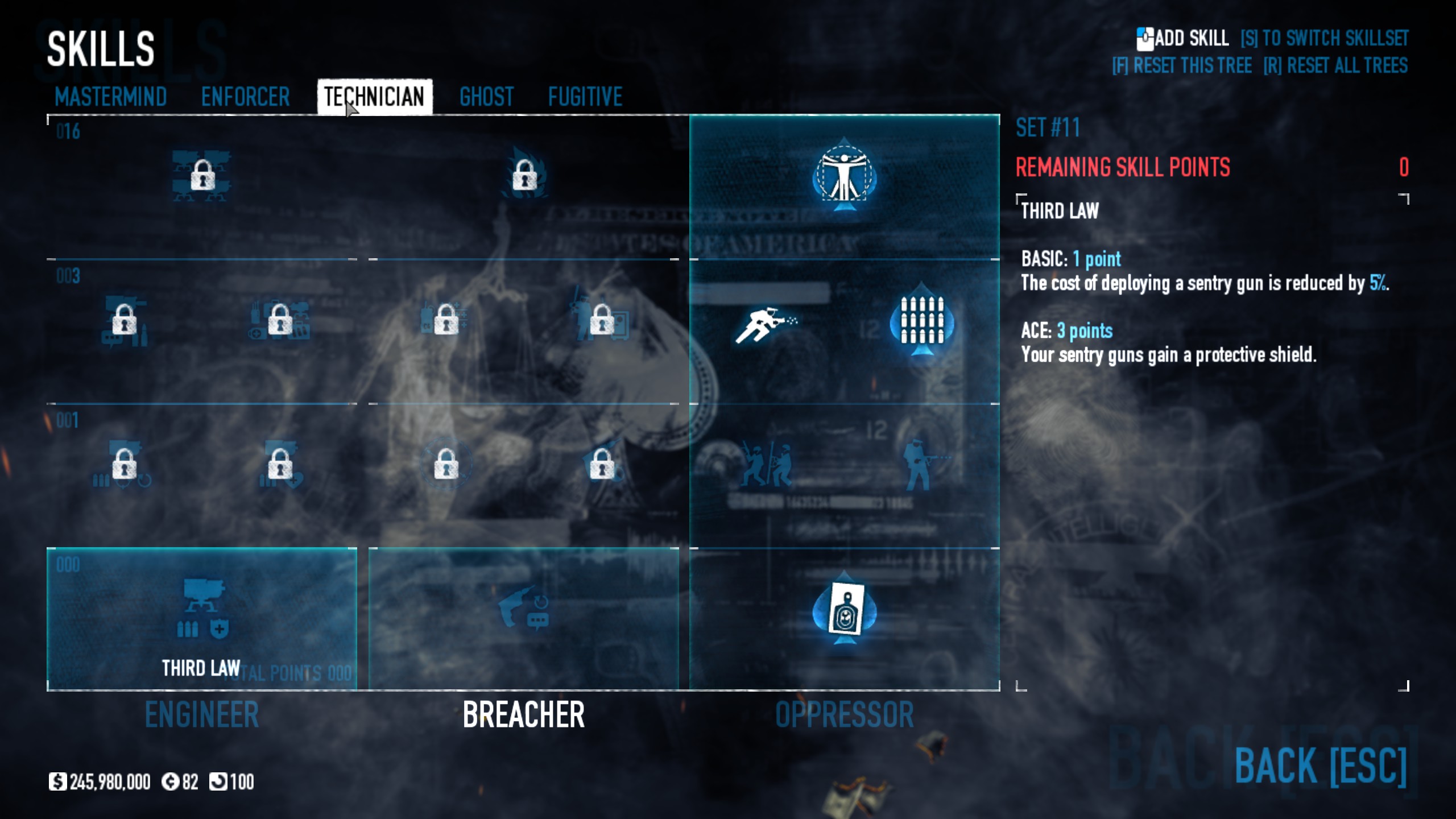 PAYDAY 2 Best SMG Build for Anarchist - -Skills, Chapter One- - 89EC117