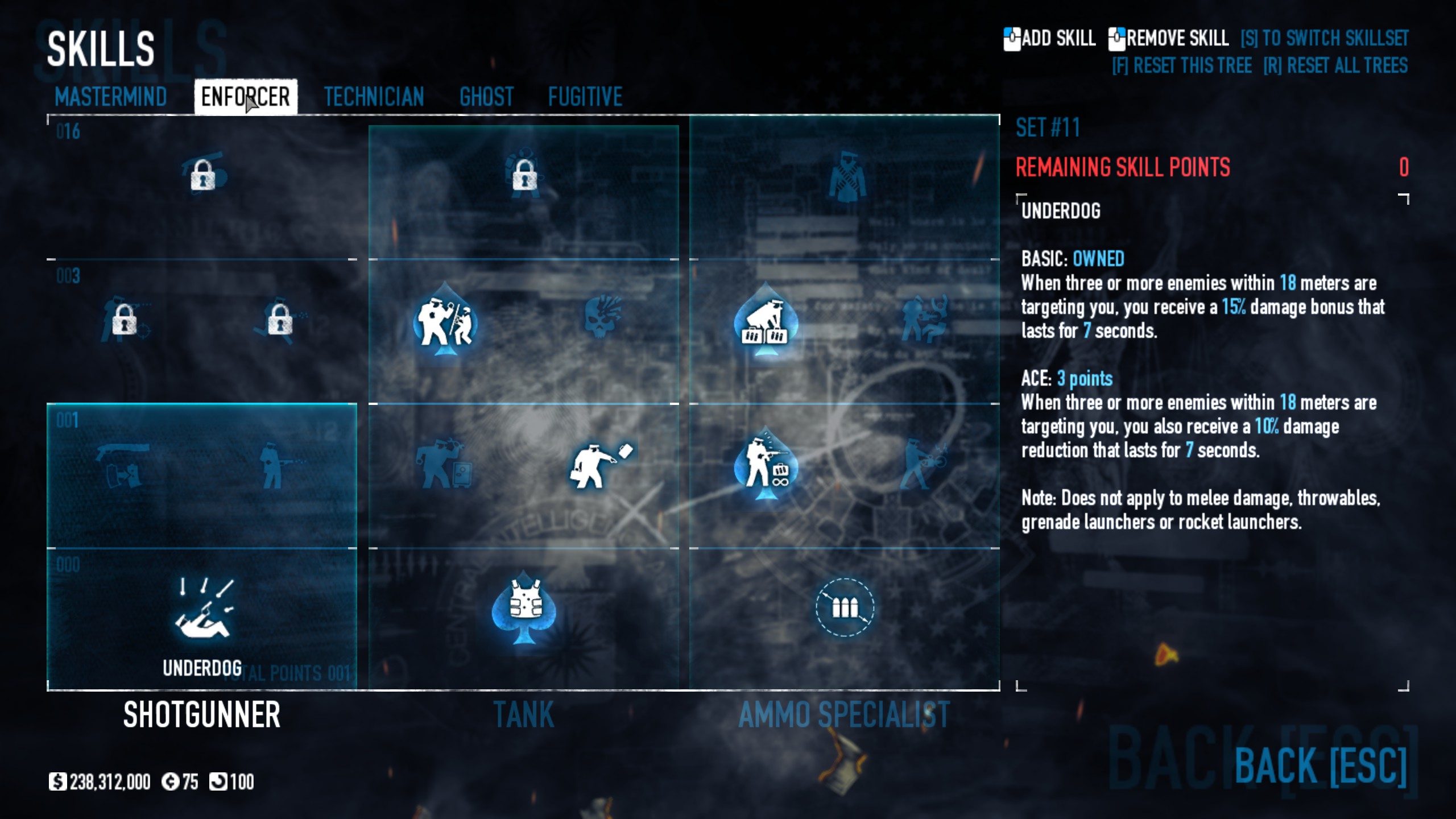 PAYDAY 2 Best SMG Build for Anarchist - -Skills, Chapter Two- - 2A0F71B
