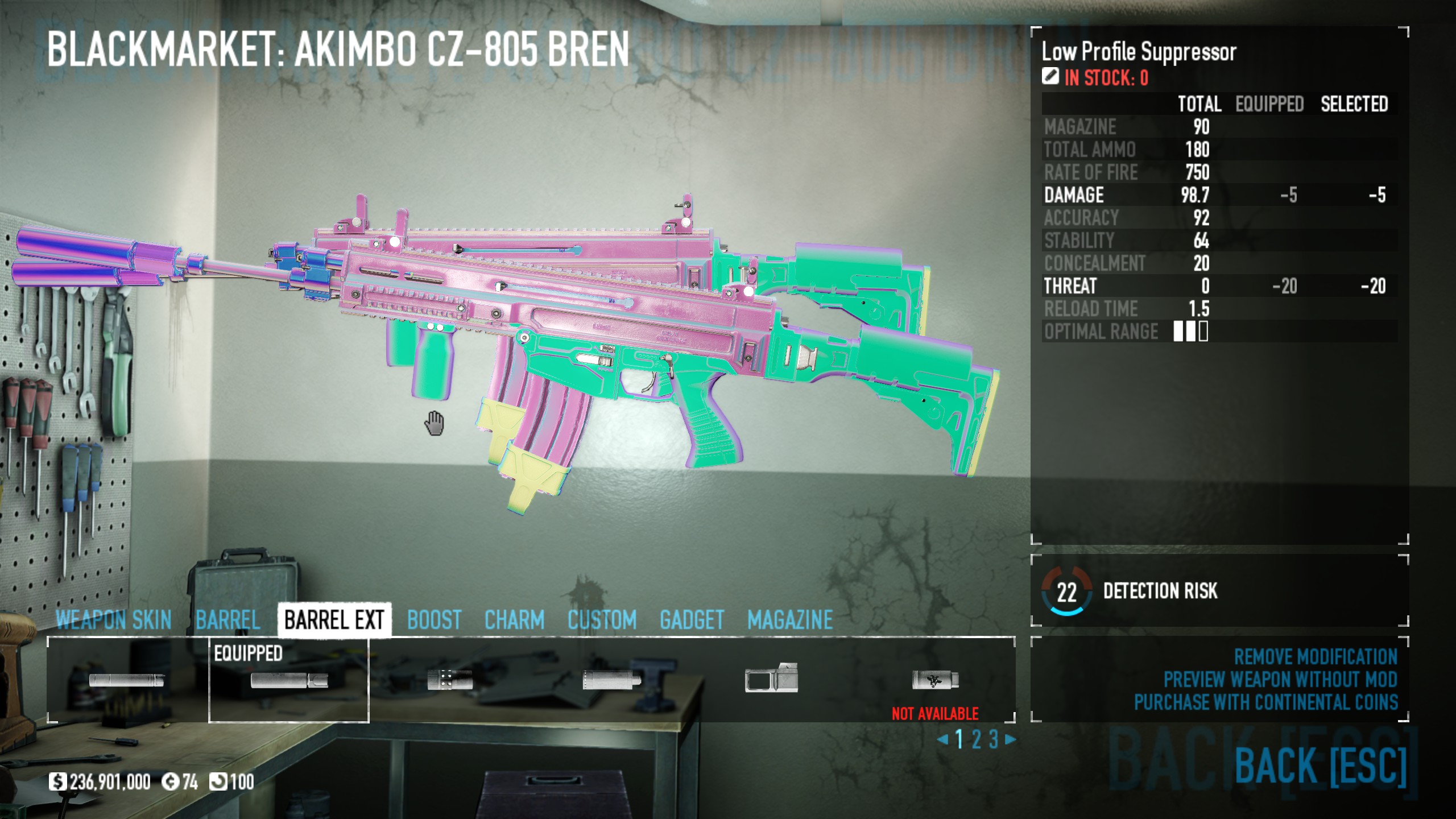 PAYDAY 2 Best SMG Build for Anarchist - -Weapons and equipment- - 31301E3