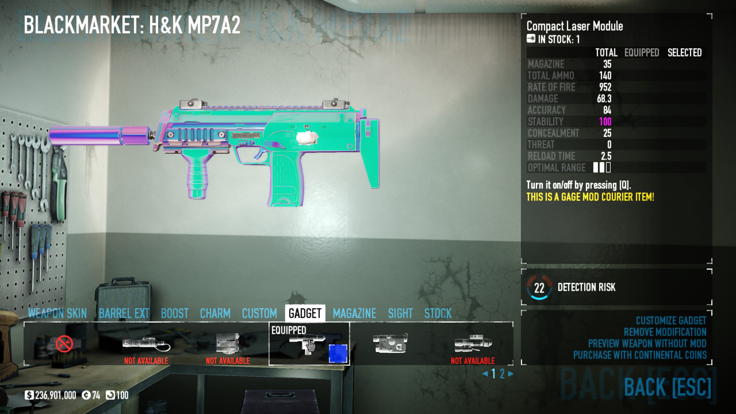PAYDAY 2 Best SMG Build for Anarchist - -Weapons and equipment- - 5A795E7