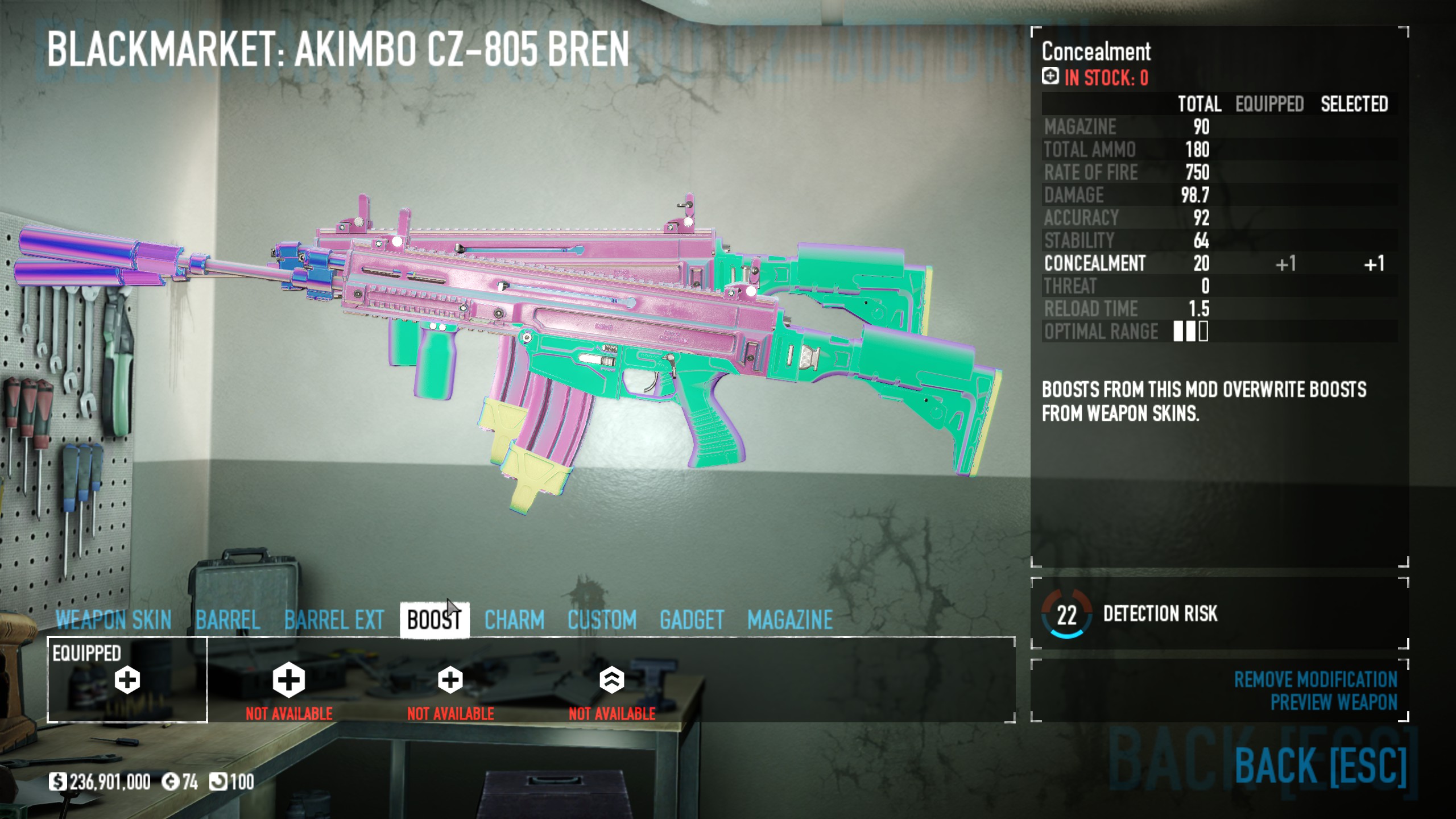 PAYDAY 2 Best SMG Build for Anarchist - -Weapons and equipment- - 8D24C56