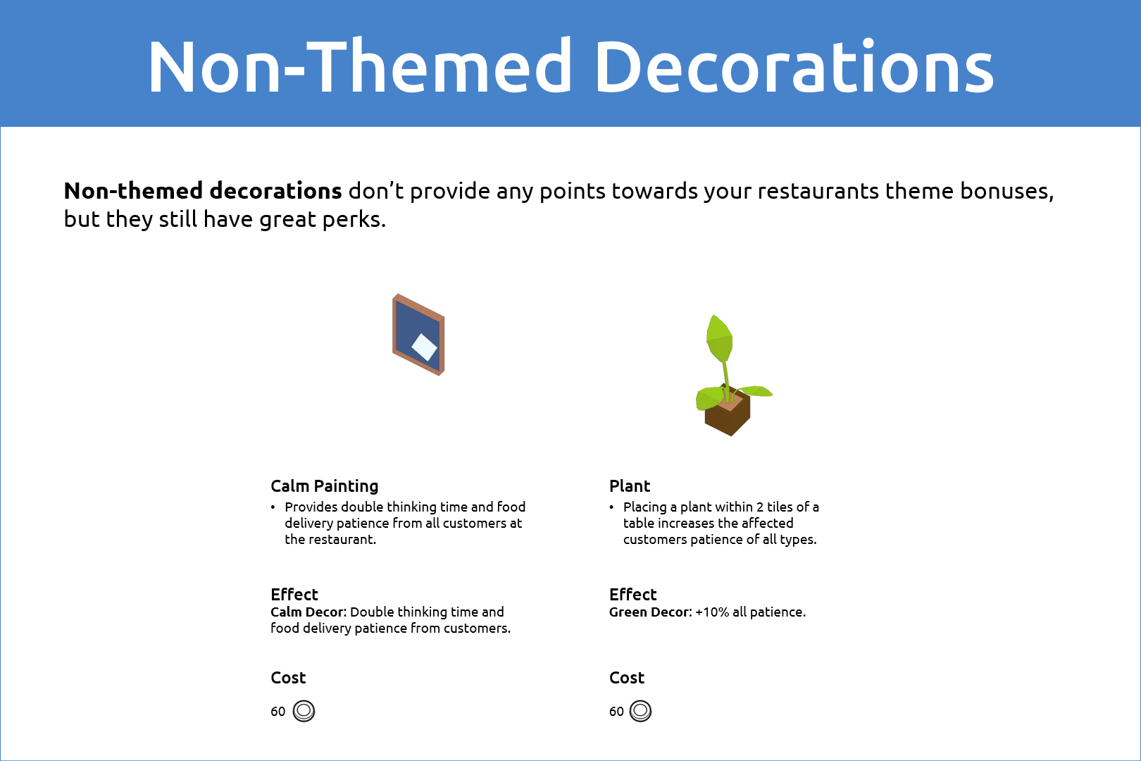 PlateUp! Complete Appliances Guide - Decorations - D8D88CF