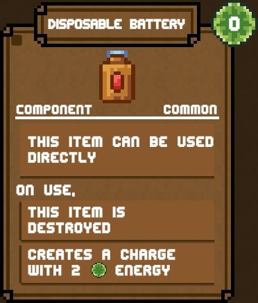 Backpack Hero Cr-8 charge and mechanics - Simple charge buffing/spamming - 72E2438