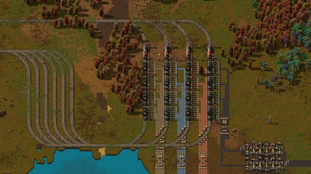 Factorio How to use a bus and basic factory expansion - Railway Station - 6EF2964