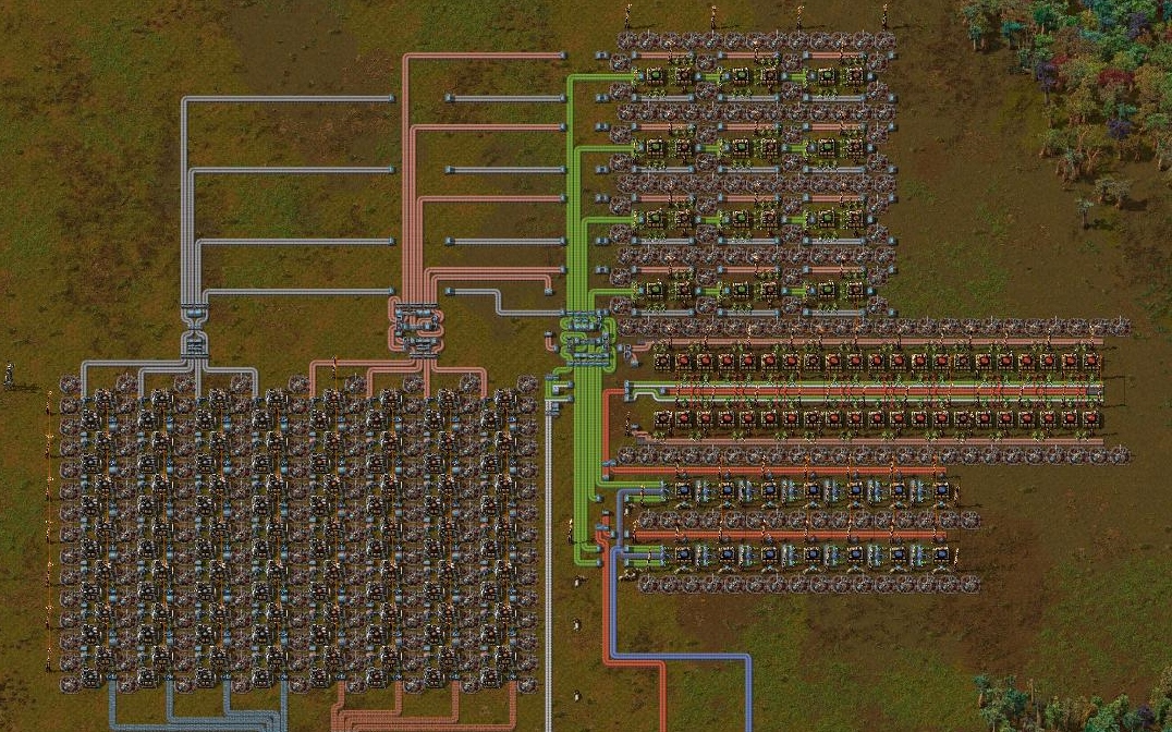 Factorio How to use a bus and basic factory expansion - The Transition to Mega Base (Offsite Production) - 1FDFC3C